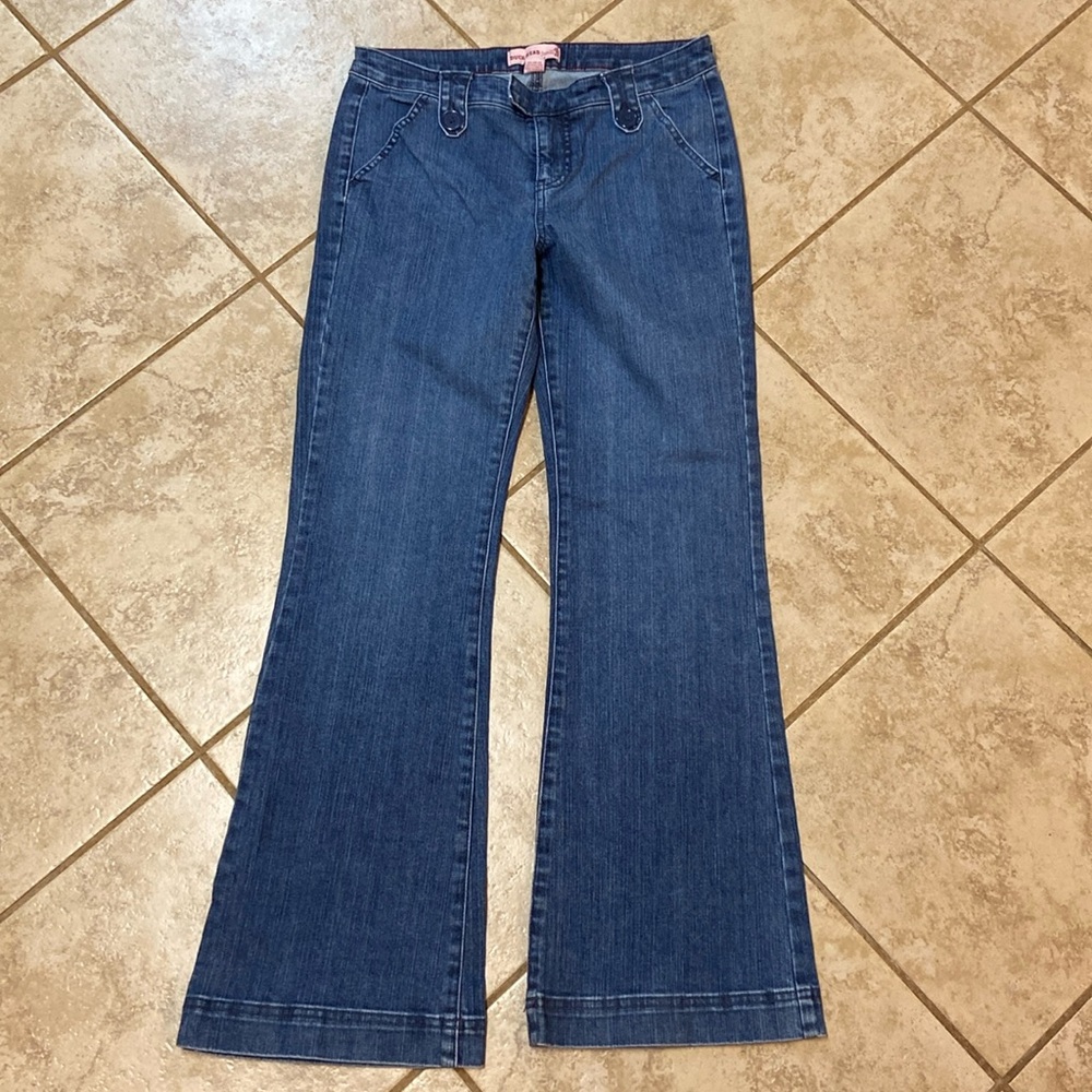 Duck Head Wide Leg Mid Rise Denim Jeans